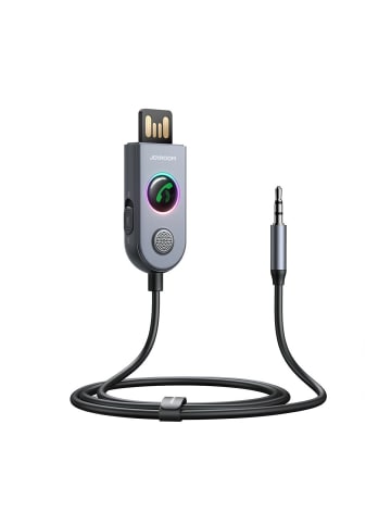 COFI 1453 Joyroom JR-CB6 kabelloser Autoempfänger Bluetooth Technologie – Grau in Grau