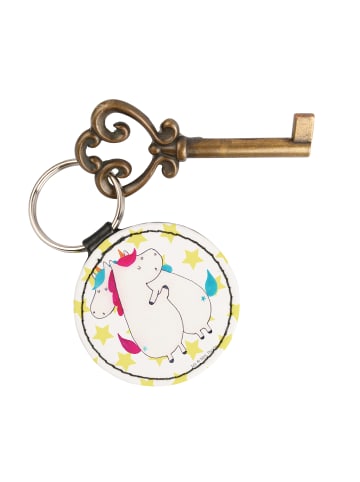 Mr. & Mrs. Panda Anhänger Einhörner Umarmen ohne Spruch in Weiß