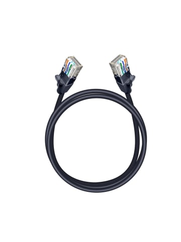 Vention Netzwerkkabel RJ45 LAN-Kabel , UTP, Cat.6a in Schwarz