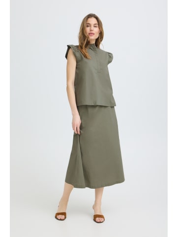 Pulz Ärmellose Bluse PZCLEO Regular fit in Agave Green