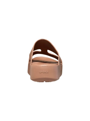 Crocs Getway Platform H-Strap Slipper-Sandalen Braun