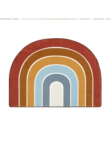 KADIMA DESIGN Kinderteppich waschmaschinenwaschbar in Mehrfarbig