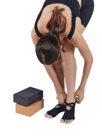 Onamaste Yoga-Socken in Schwarz