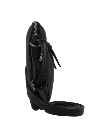 Greenburry Colombiana Umhängetasche Leder 14 cm black