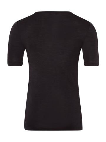 Hanro T-Shirt Woolen Silk in anthracite