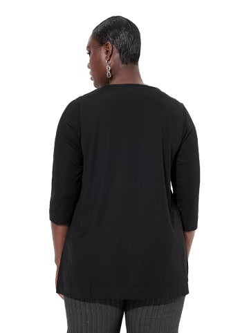 Ulla Popken Shirt in schwarz