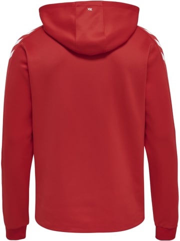 Hummel Hoodie Hmlcore Xk Poly Zip Hood Sweat in TRUE RED