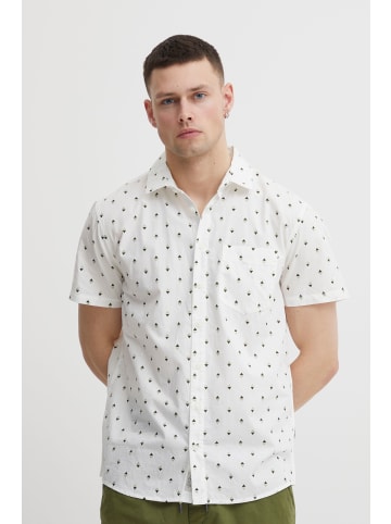 BLEND Kurzarmhemd BHShirt - 20715739  Kurzarmhemd mit dezentem Muster in weiß