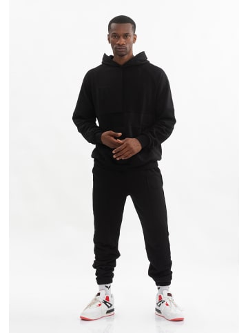 Tom Barron Sportanzug Colorblock Sporty Hoodie Set in BLACK