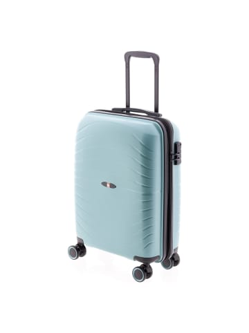 Gladiator 3400 4 Rollen Kabinentrolley 55 cm mit Dehnfalte light green