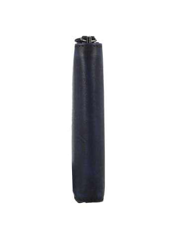 Greenburry Destressed Geldbörse RFID Schutz Leder 13 cm navy blue