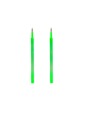 LEGAMI Legami Gelstift 2 Ersatzpatronen - LOVELY FRIENDS REFILL SET - NEON GREEN