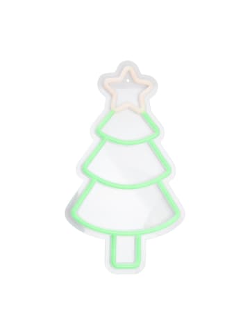 Home&Styling Collection Weihnachtliches Neon-Wandschild, LED in Grün, (B) 22 x (H) 1 x (L) 23 cm
