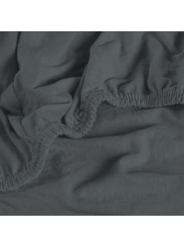 REDBEST Single-Jersey Spannbettlaken Pittsburgh in anthrazit