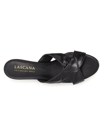 LASCANA Pantolette in schwarz