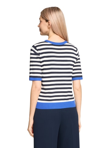 Betty Barclay Strickshirt in marine ecru - 0001