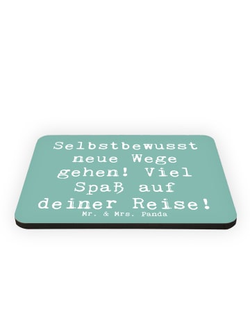 Mr. & Mrs. Panda Pinnwand Magnet Spruch Alleine Reisen unternehm... in Meeresbrise