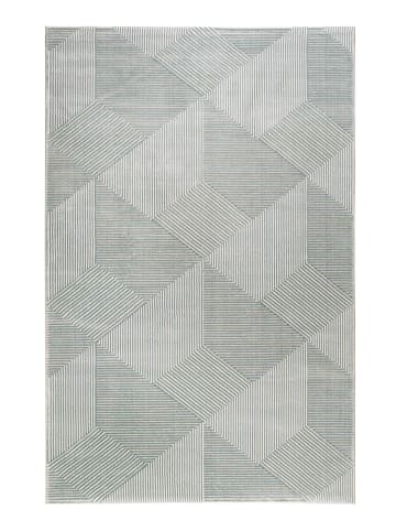 ESPRIT Kurzflorteppich Velvet Groove in grün grau
