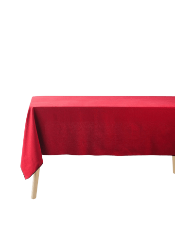 Douceur d’Intérieur Tischdecke aus Baumwolle MISTRALINE in Rot, 140 x 240 cm