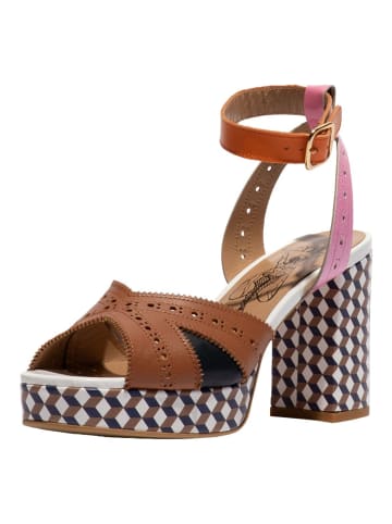 Fly London Sandalen in Camel