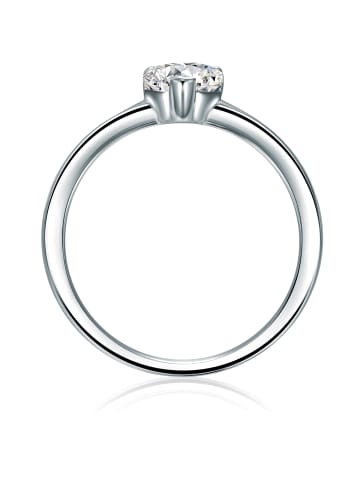 Trilani Ring aus Sterling Silber mit Zirkonia in silber
