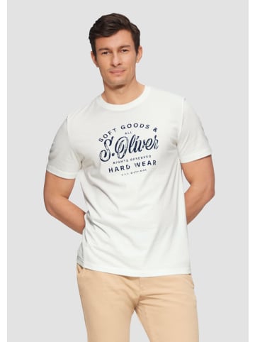 s.Oliver T-Shirt in 01D1_weiß