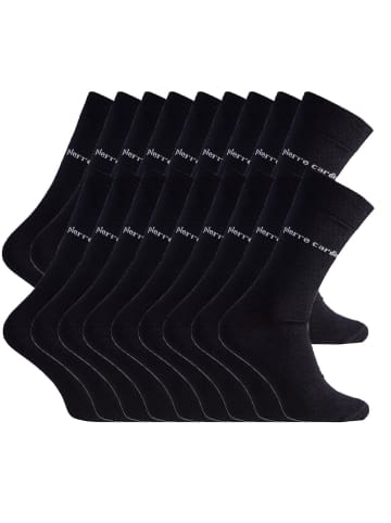 Pierre Cardin Socken 18 Paar in Schwarz