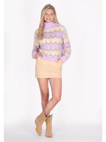 IZIA Damen Pullover in Lavender Mehrfarbig