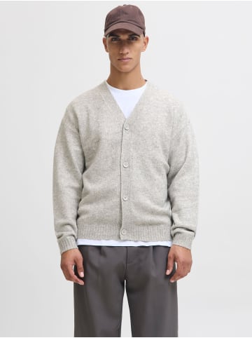 Aprel Strickjacke in Light Grey Melange 1