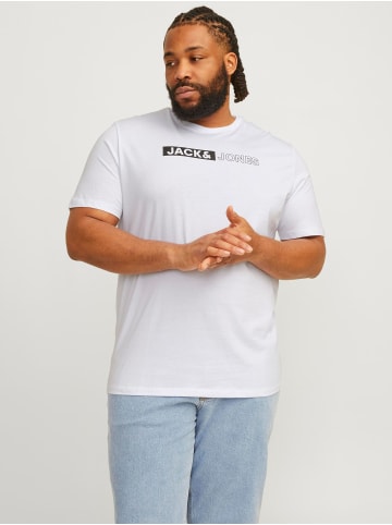 JACK & JONES PLUS T-shirt in White