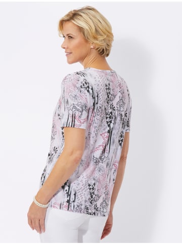 WITT WEIDEN Shirt in altrosé-grau-bedruckt