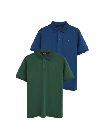Polo Club 2 tlg. Set: Poloshirt PACK 2 - RIGBY GO POLO SS VO [IB-BG] in Mehfarbig