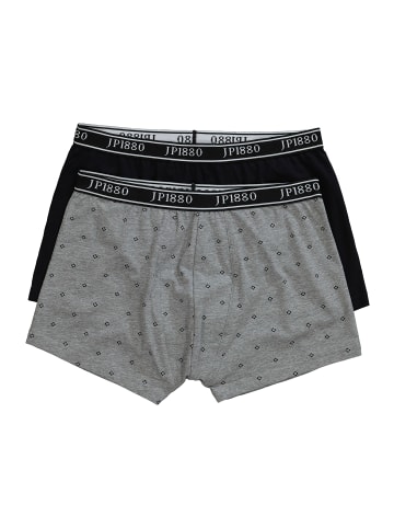 JP1880 Boxershort in dunkelgrau melange