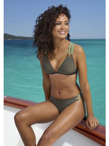 s.Oliver Triangel-Bikini-Top in khaki