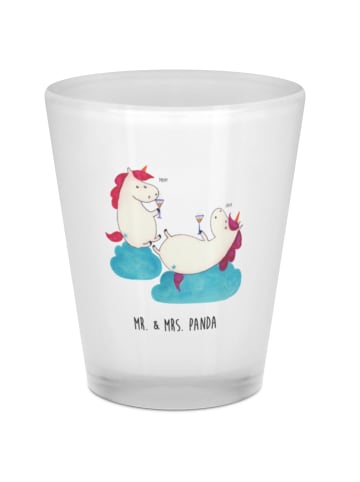 Mr. & Mrs. Panda Stamper Einhorn Sekt ohne Spruch in Transparent