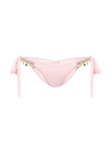 Moda Minx Bikinihose Seychelles Tie Side Brazilian Bikini Bottom in pink