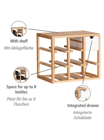 Wenko Weinregal Finja in Natur