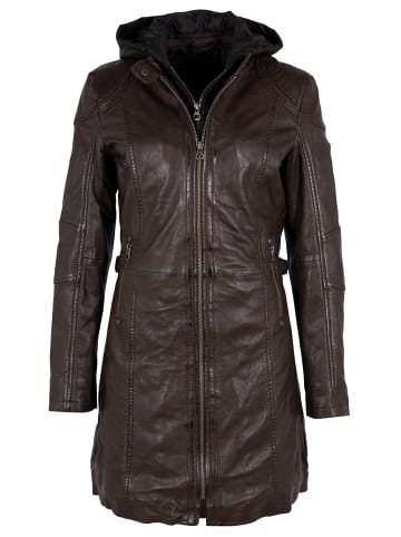 Gipsy Ledermantel Damen Lammnappa Jacket Gipsy Ledermantel Braun