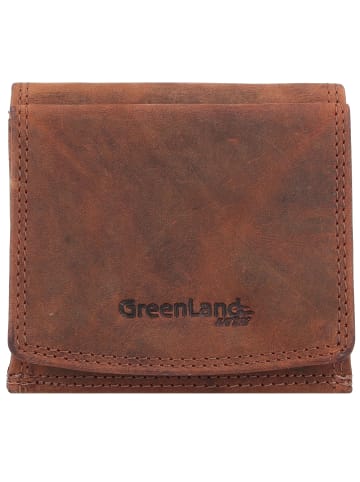 Greenland Nature Montenegro Geldbörse RFID Leder 10 cm in braun