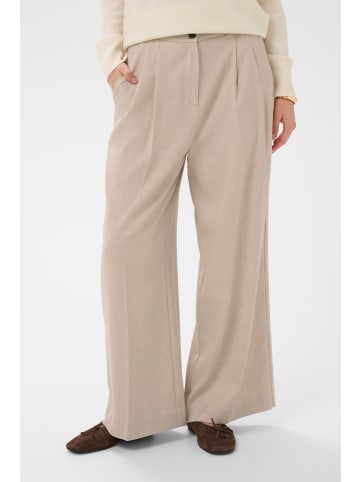 Soaked in Luxury Pants Suiting SLSofia Lockere Passform in White Pepper