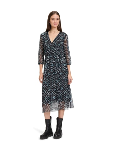 BETTY & CO Mesh-Kleid mit Print in Mint/Black