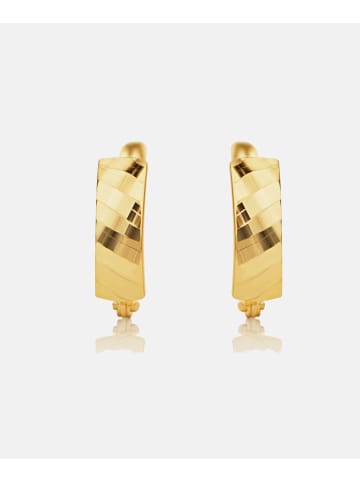 Diamant L'éternel Ohrringe aus 375 Gelbgold