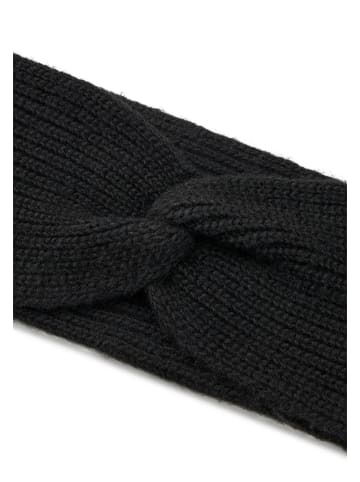 Camel Active Dehnbares Stirnband aus Wollgemisch in Schwarz