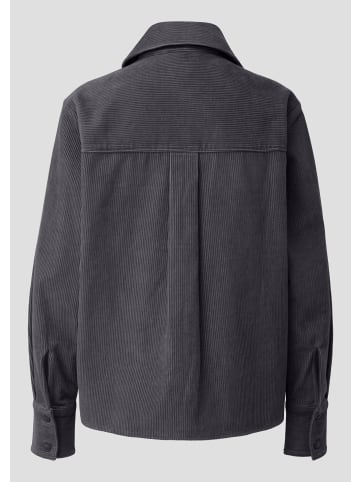 QS Bluse in 9859_anthrazit