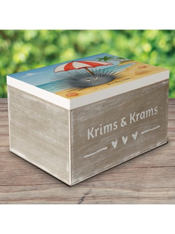 Mr. & Mrs. Panda Geschenkbox Seeigel Design ohne Spruch in Weiß