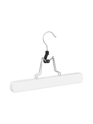 relaxdays 48x Hosenspanner in Weiß - (B)25 x (H)17 x (T)2,3 cm