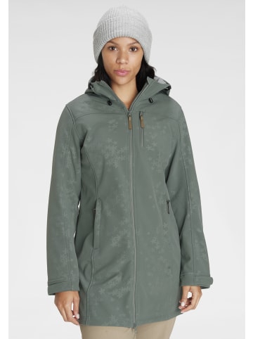 Polarino Softshellmantel in dunkelgrün