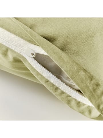 Butlers Satin Kissenbezug NIGHTLIFE DELUXE in Olivgrün