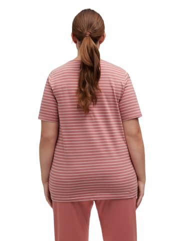 Ulla Popken Pyjama-Shirt in rouge