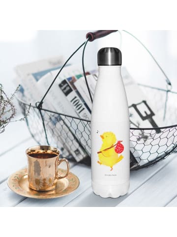 Mr. & Mrs. Panda Thermos Küken Wander ohne Spruch in Weiß